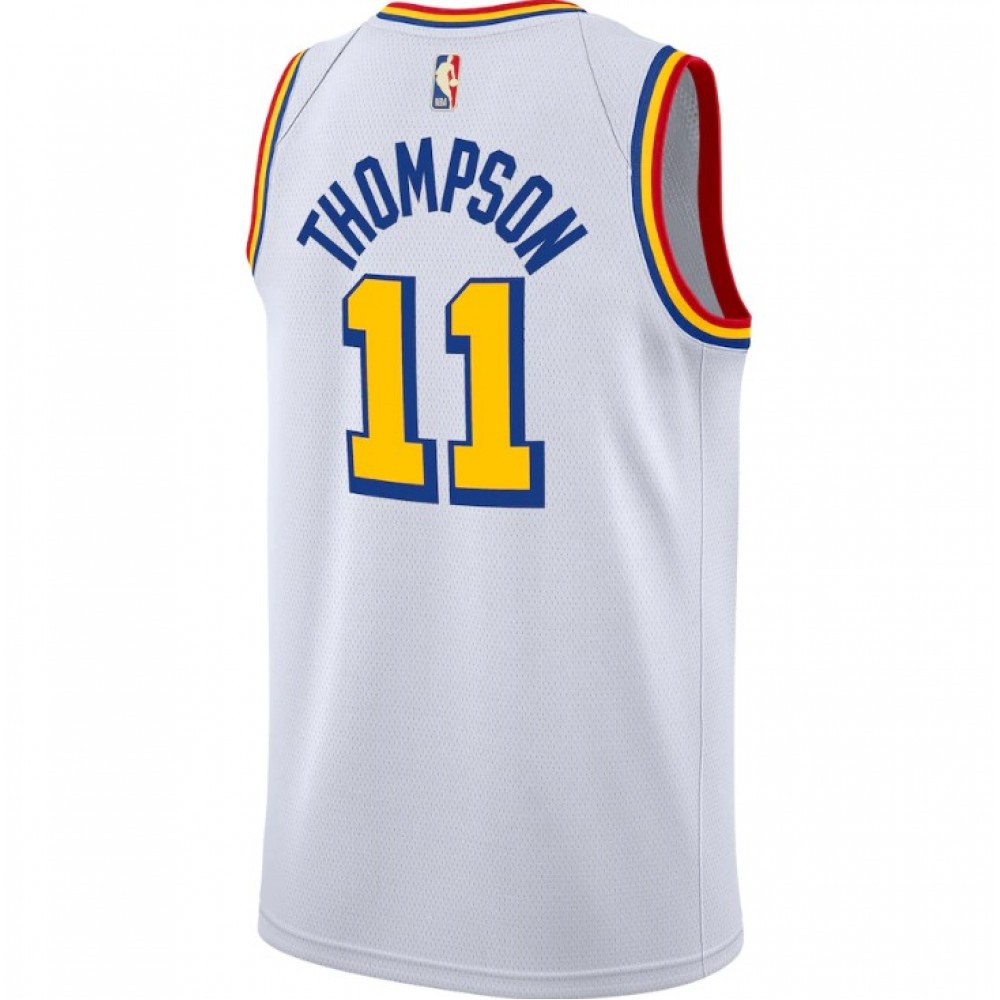 Men's Golden State Warriors Klay Thompson #11 White Classics Swingman Jersey - Classic Edition-Pro Kit Vault | Brand New 26/27 Sports Jerseys